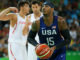 Carmelo Anthony with the US Men's basketball team in 2016.