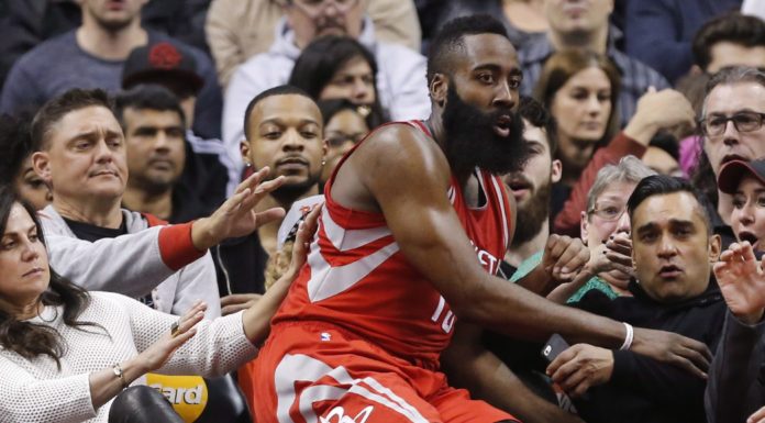 James Harden with Houston Rockets in 2016