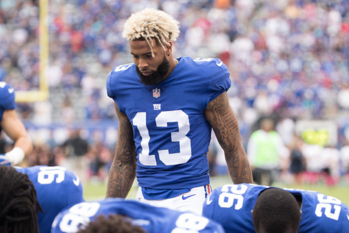 Odell Beckham Jr. with the Giants