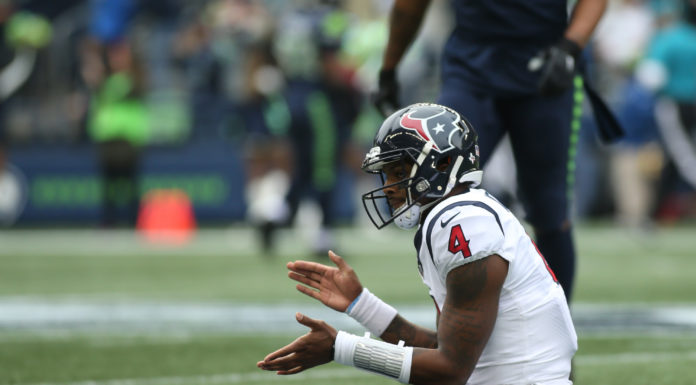 The Houston Texans' QB Deshaun Watson in 2017.