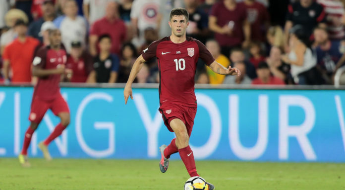 Christian Pulisic Voted U.S. Soccer’s Male Player of the Year Christian Pulisic playing against Panama in 2017