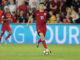 Christian Pulisic playing against Panama in 2017