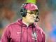 Jimbo Fisher with Florida State in 2017