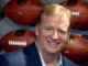NFL Commissioner Roger Goodell at the NFL Experience Times Square launch in 2017