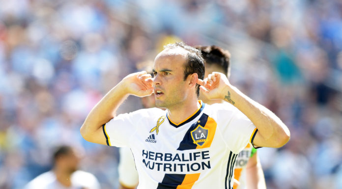 Landon Donovan with LA Galaxy in 2016