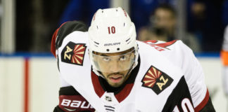Anthony Duclair while playing with the Coyotes