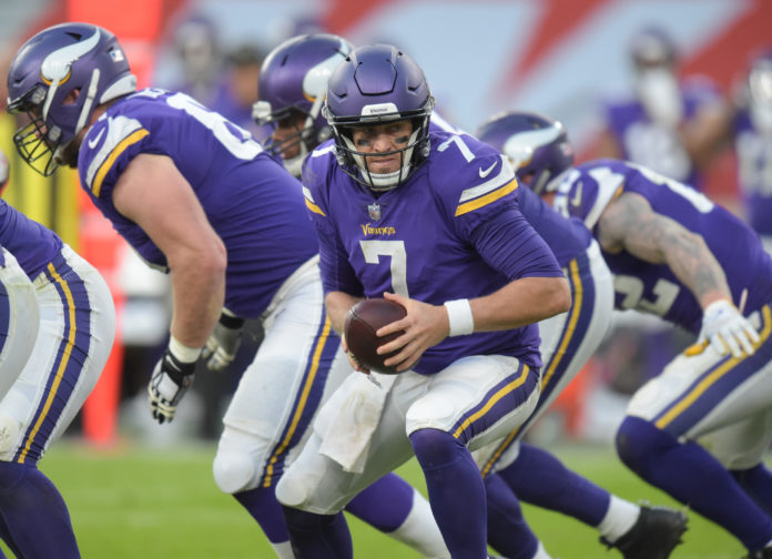 QB Case Keenum with the Vikings in 2017