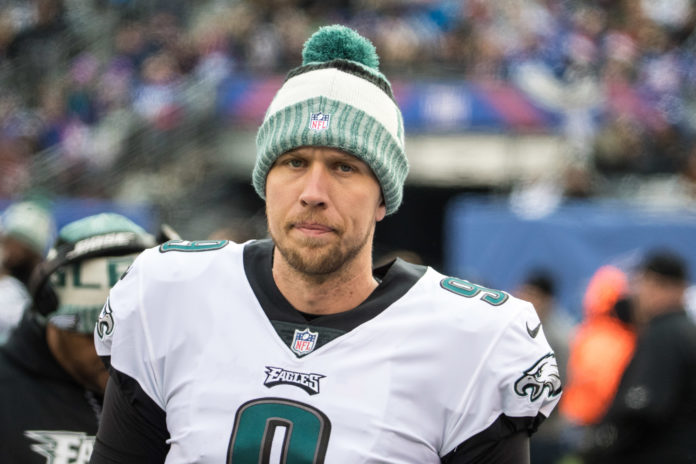 Nick Foles during his time with Philadelphia in 2017