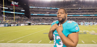 Ndamukong Suh with Miami Dolphins in 2017