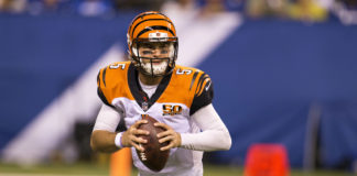 AJ McCarron during his time with the Cincinnati Bengals in 2017