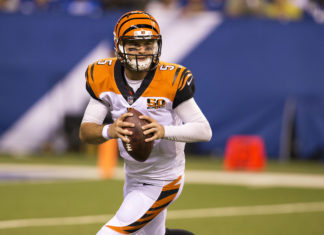 AJ McCarron during his time with the Cincinnati Bengals in 2017