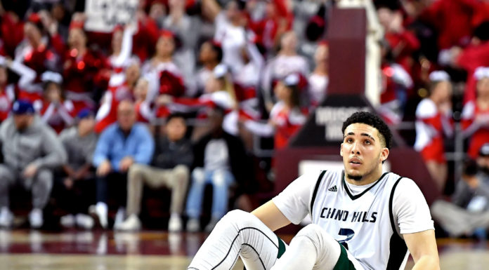 LiAngelo Ball with Chino Hills High in 2017