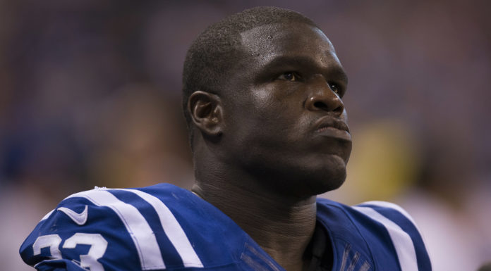Frank Gore with the Colts in 2017