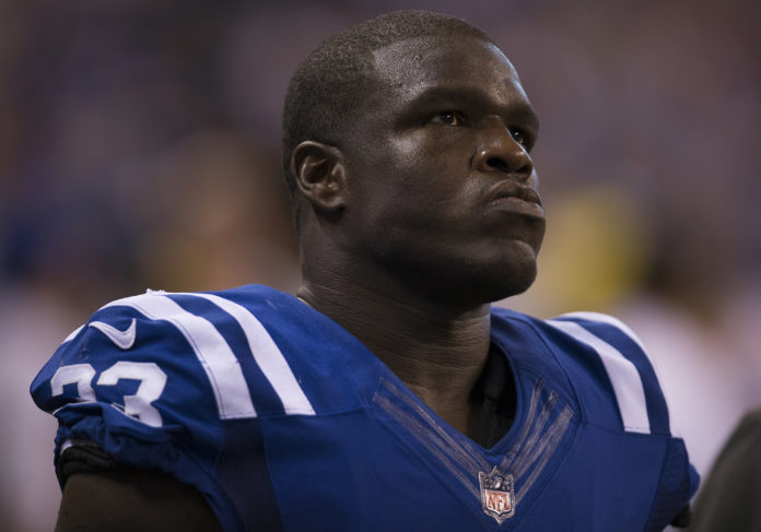 Frank Gore with the Colts in 2017