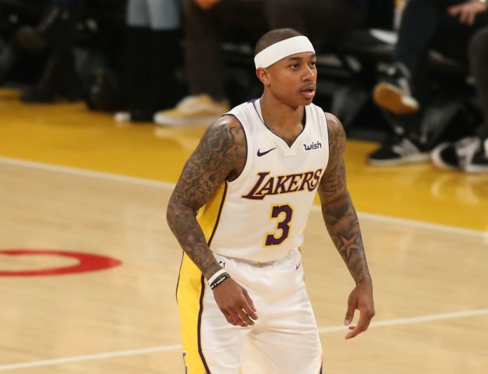 Isaiah Thomas with the Lakers in 2018
