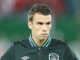 Seamus Coleman is frustrated after Everton draw against Liverpool in derby