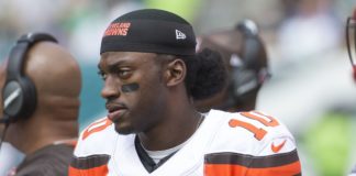 Robert Griffin III with the Browns in 2016