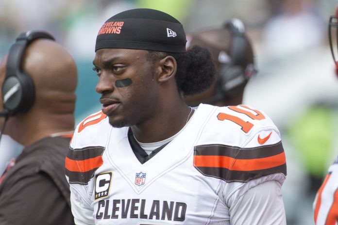 Robert Griffin III with the Browns in 2016