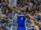 Andre Iguodala with Golden State Warriors in 2017.