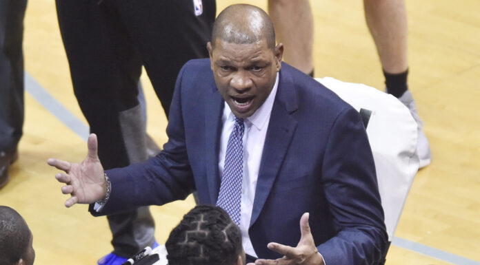 LA Clippers coach Doc Rivers in 2017