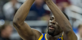 Draymond Green with the Warriors in 2017