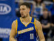 Klay Thompson Wants to Stay on the Warriors’ Train Klay Thompson with the Warriors in 2017