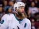Joe Thornton with the San Jose Sharks in 2017