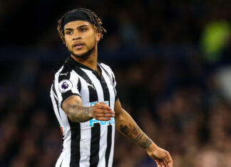 DeAndre Yedlin with Newcastle United in April 2018