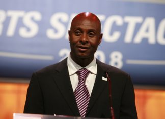 Jerry Rice at the 2008 Cedars Sinai Sports Spectacular