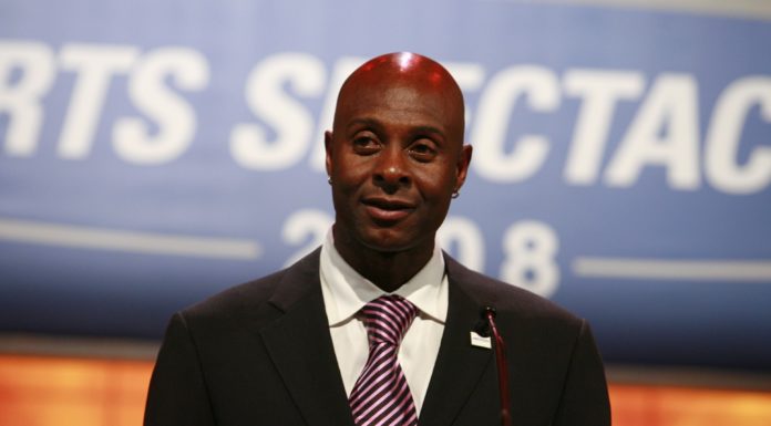 Jerry Rice at the 2008 Cedars Sinai Sports Spectacular