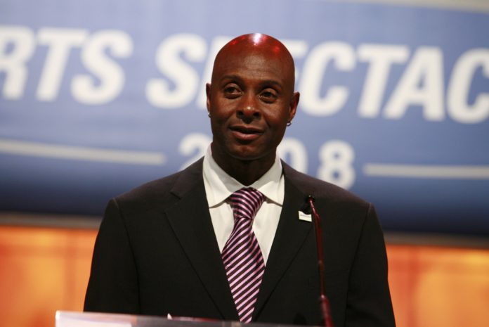 Jerry Rice at the 2008 Cedars Sinai Sports Spectacular