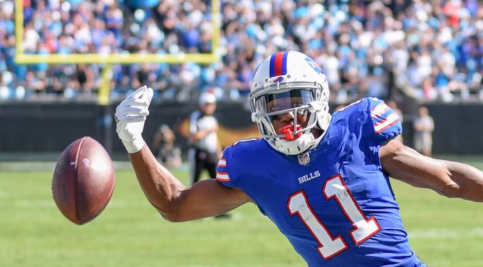 Bills GM Brandon Beane: WR Zay Jones Has to “Earn His Way” Back into Lineup Zay Jones with the Bills in September 2017