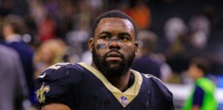 RB Mark Ingram with Saints in 2017