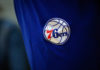 The Philadelphia 76ers Logo.