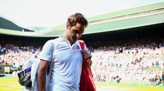 Roger Federer Knocked out by No. 55 John Millman Roger Federer at Wimbledon in 2018