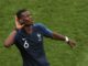 France's Paul Pogba celebrates win at World Cup with France national team
