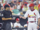 Mike Shildt (8) during his time with Memphis in 2016