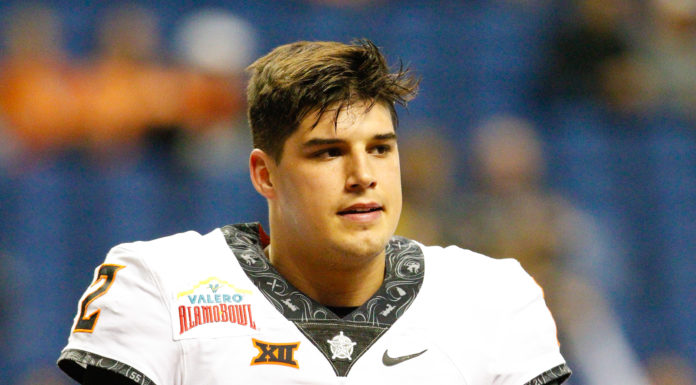 Steelers Re-Sign QB Mason Rudolph to 1-Year Deal Mason Rudolph during pregame of the NCAA football game between the Oklahoma State Cowboys and the Colorado Buffaloes in 2016
