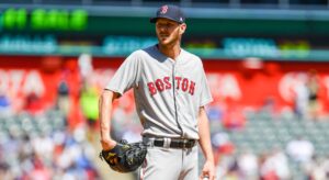 Red Sox's pitcher Chris Sale in 2018