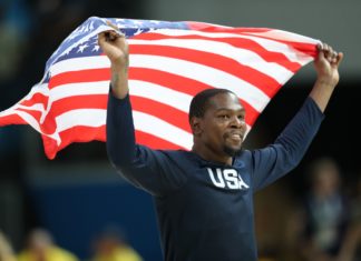 Kevin Durant at the Rio Olympics 2016