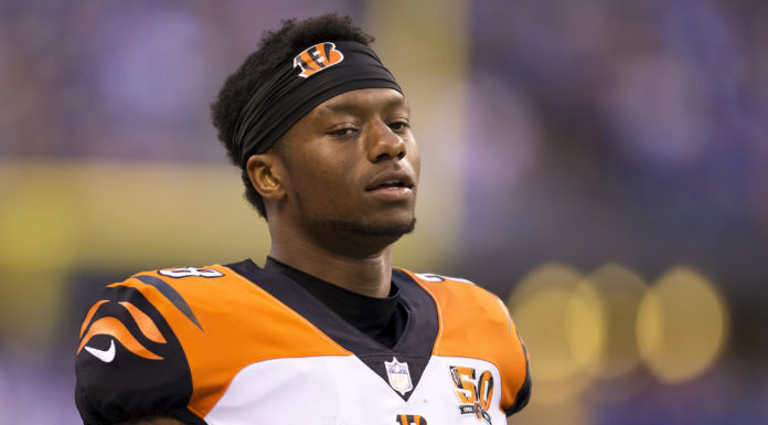 Joe Mixon with the Bengals in 2017