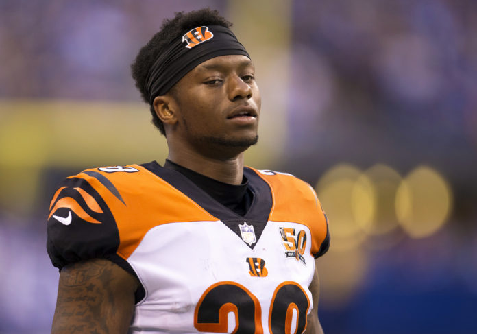 Joe Mixon with the Bengals in 2017