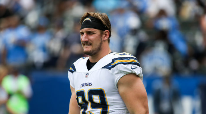 Los Angeles Chargers defensive end Joey Bosa in 2017