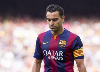 Xavi Hernandez during his time with Barca