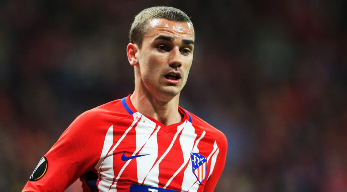 Antoine Griezmann Officially Joins FC Barcelona Antoine Griezmann with Atlético Madrid in May 2018