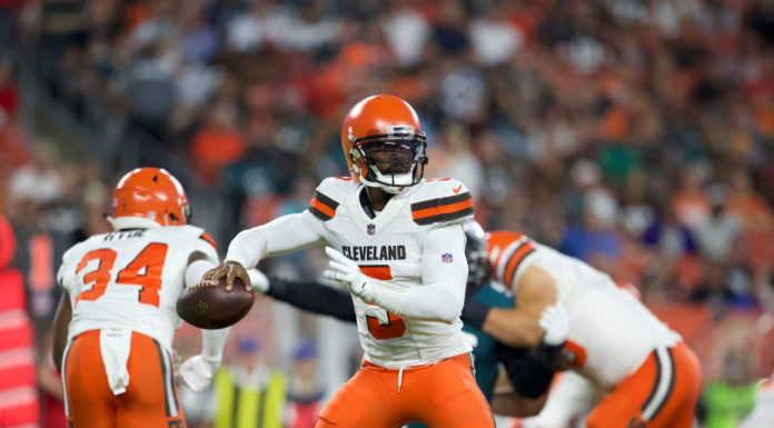 Chargers to “Probably” Start Veteran QB Tyrod Taylor in Week 1 Tyrod Taylor with Browns in 2018