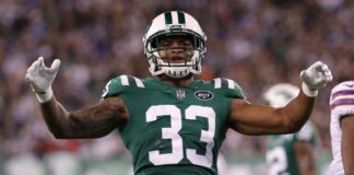 Jamal Adams with the Jets in 2017