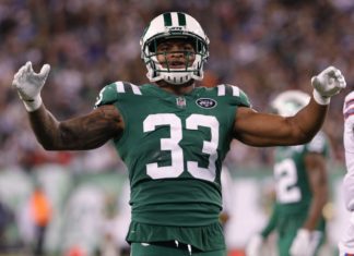 Jamal Adams with the Jets in 2017