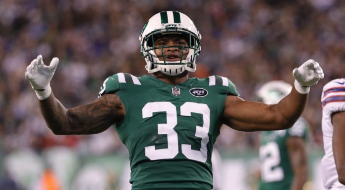 Jamal Adams with the Jets in 2017
