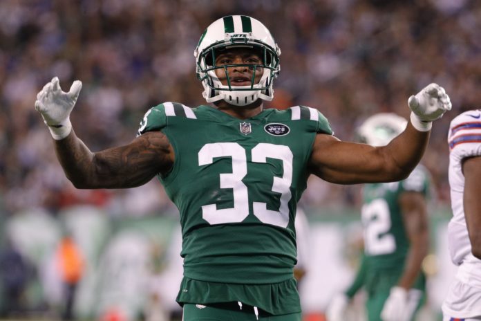 Jamal Adams with Jets in 2017